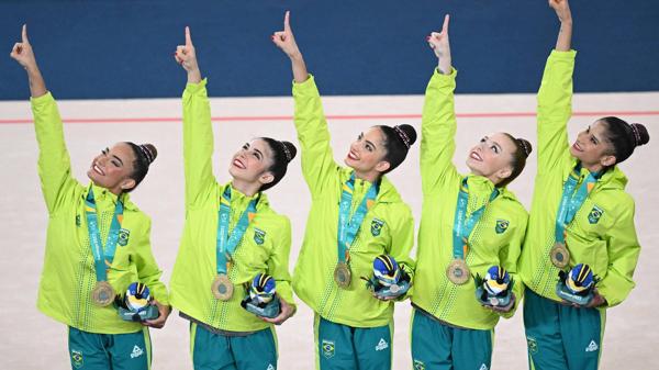 Koka Gin Stica R Tmica Do Brasil Conquista Oitava Medalha Nos Jogos