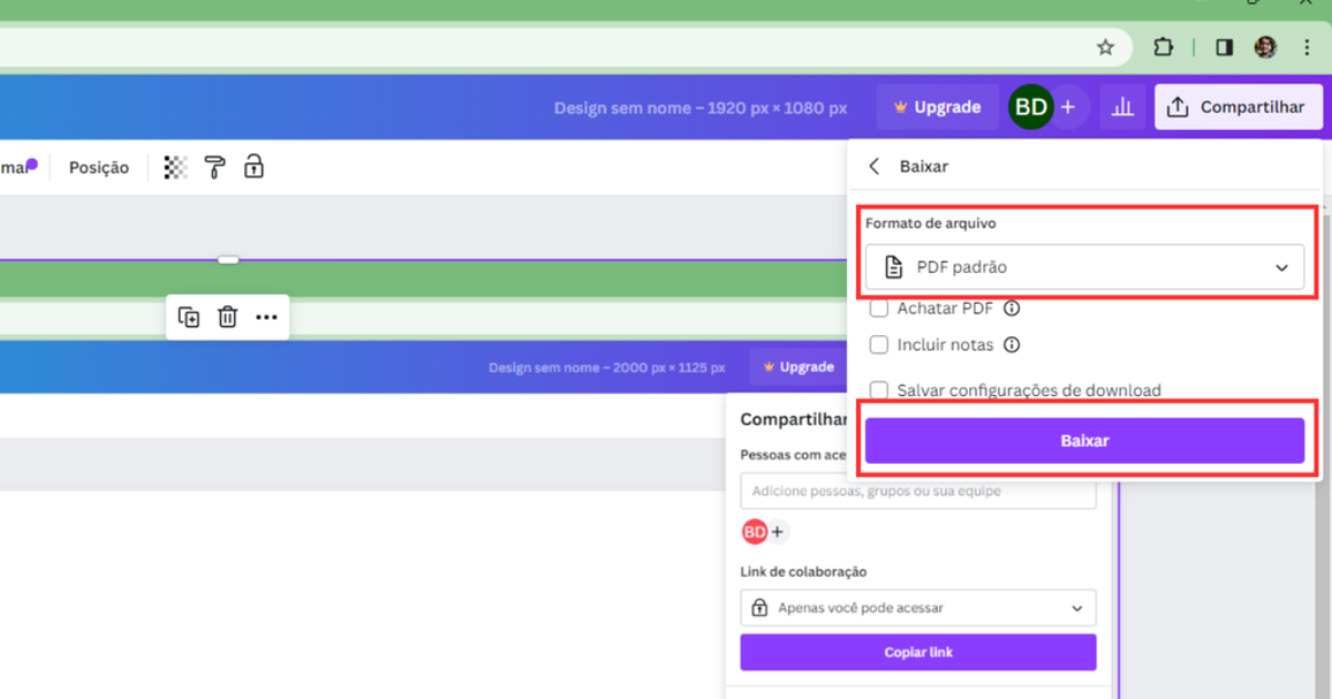 Koka Como Salvar Em PDF No Canva