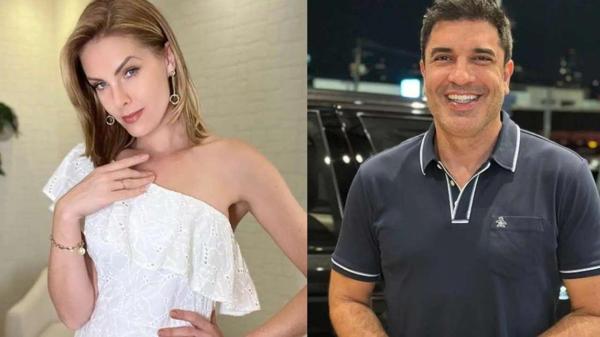 Koka Ana Hickmann é vista em clima de intimidade Edu Guedes no