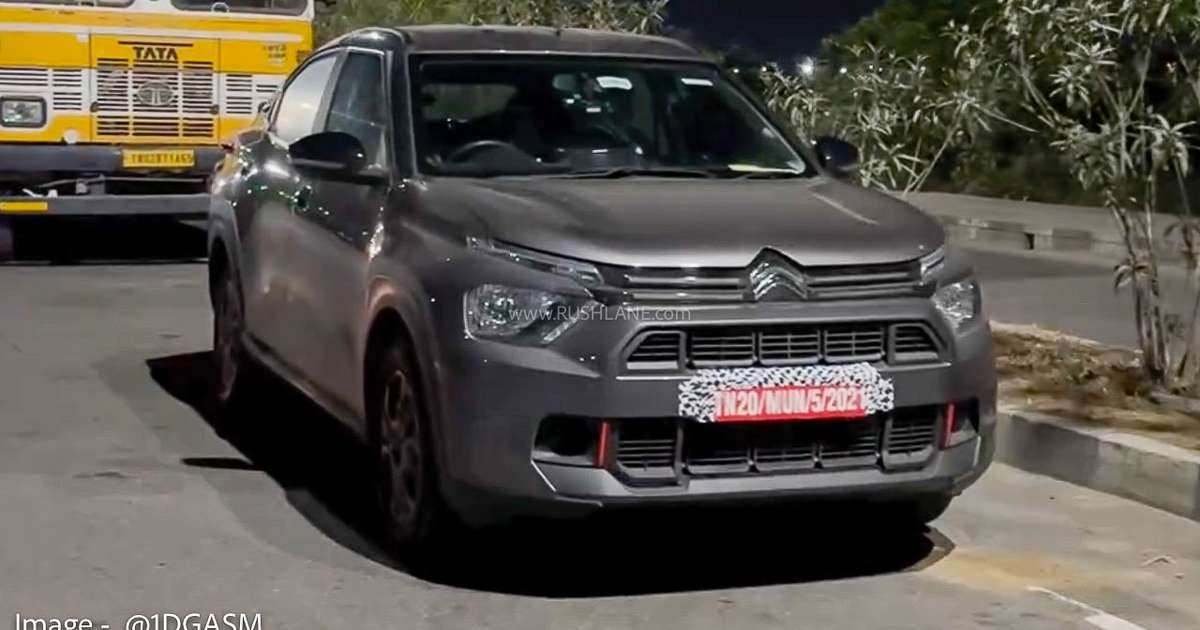 Novo Citroën Basalt é flagrado em testes na Índia