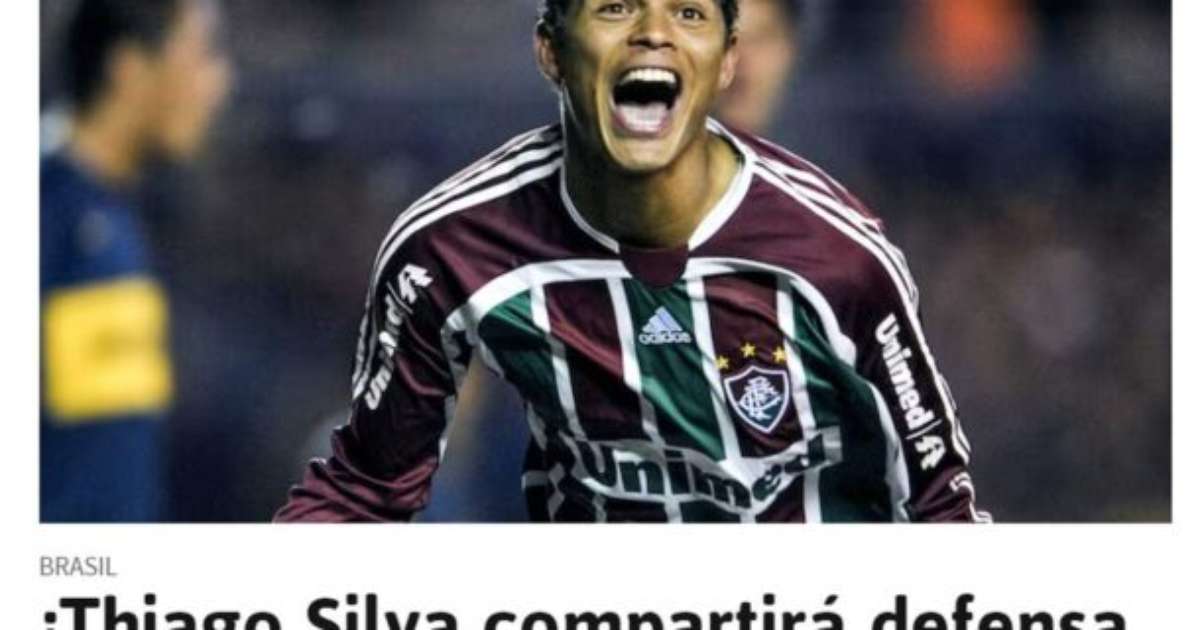 Thiago Silva de volta ao Fluminense