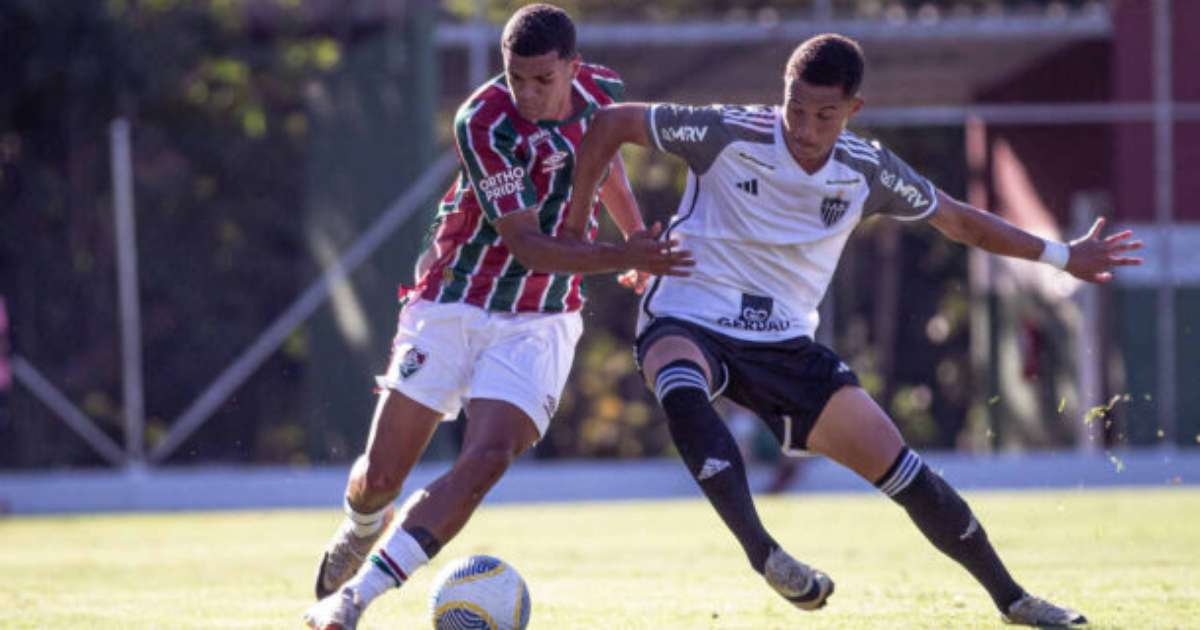 Fluminense e Atlético-MG empatam em jogo do Brasileirão Sub-20