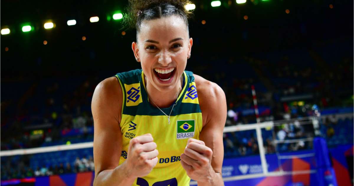 Koka Brasil lidera VNL e ranking mundial de vôlei feminino