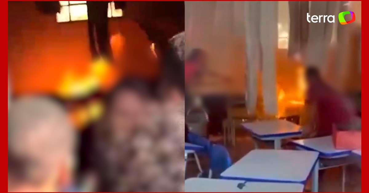 Experimento em sala de aula causa incêndio em escola de Minas Gerais