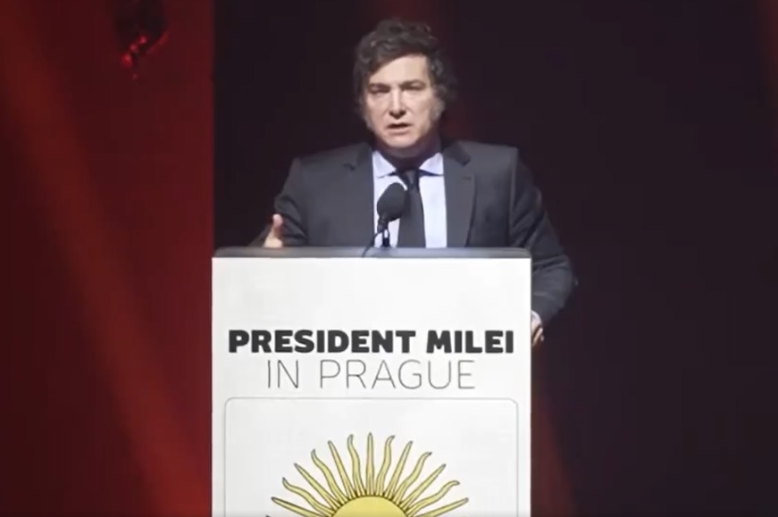 Javier Milei busca Prêmio Nobel de Economia durante visita à Europa