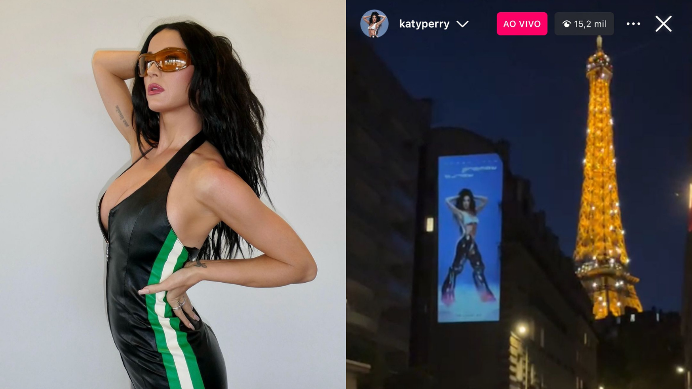 Katy Perry menciona Brasil durante live