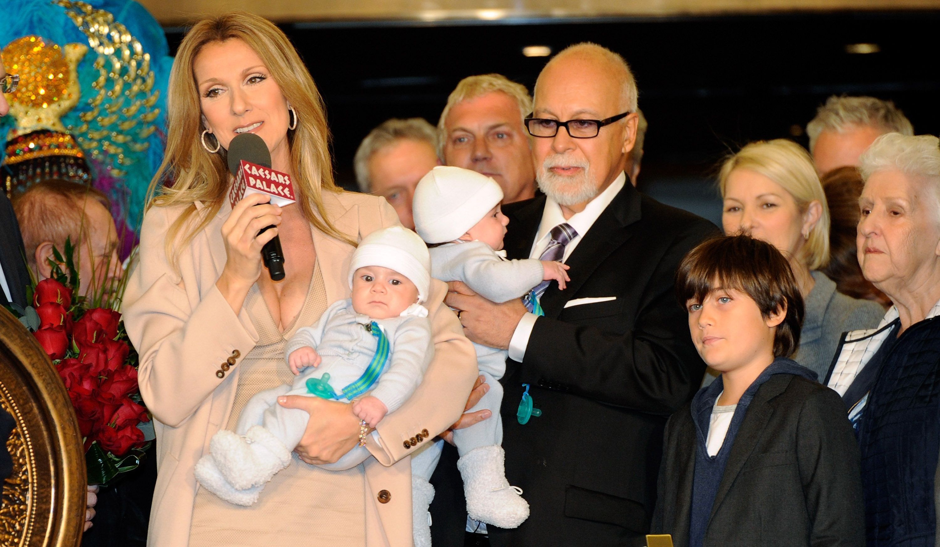 Celine Dion é mãe de três meninos com René Angélil