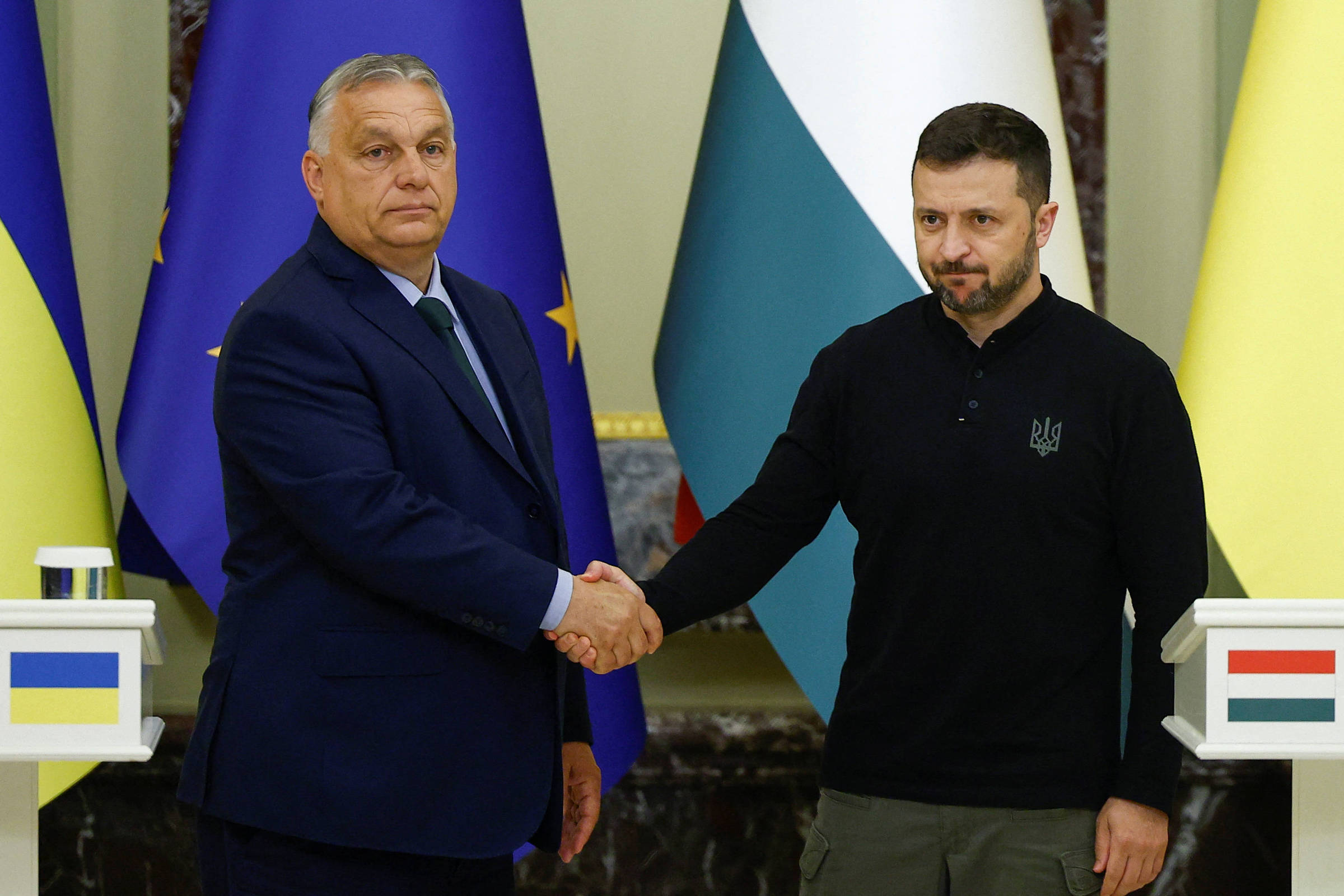 Viktor Orbán pede cessar-fogo em visita surpresa a Kiev