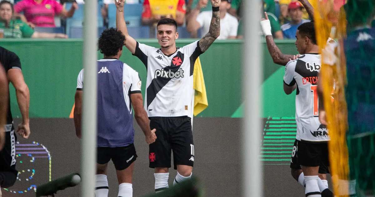 Vasco vence o Cuiabá na Arena Pantanal pelo Brasileirão