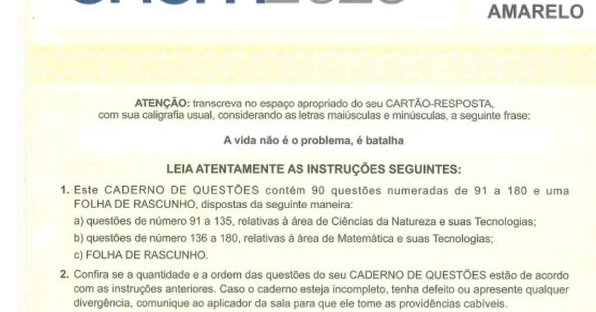 Enem 2023: Polícia Federal investiga suposto vazamento de prova que circula  nas redes sociais