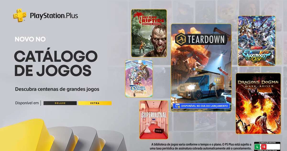 PS Plus Extra e Deluxe anunciam catálogo de junho de 2023