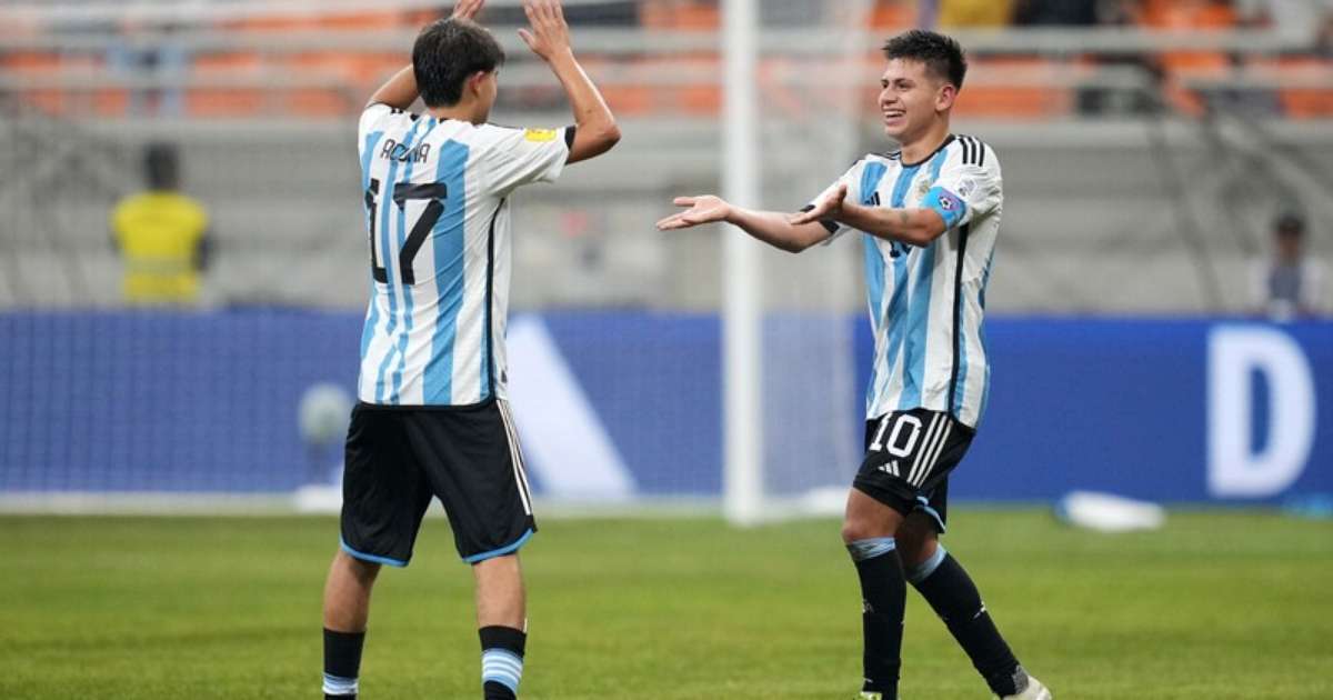 Argentina vence por 3 a 0 e elimina o Brasil da Copa do Mundo Sub-17