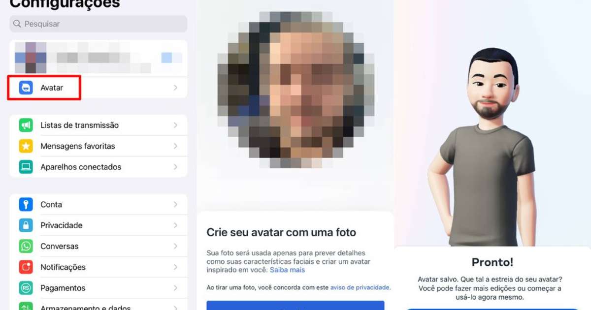 WhatsApp lança avatares para fotos e figurinhas; veja como criar o seu