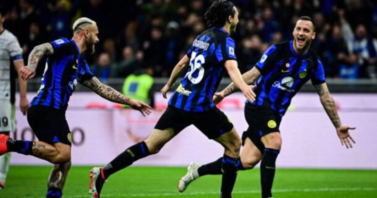 Inter de Milão vence Atalanta por 4 a 0 e segue líder no Campeonato Italiano